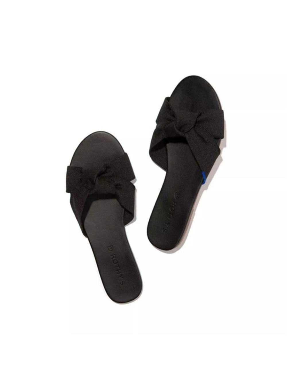 Rothy's The Knot Slides Black 7.5
